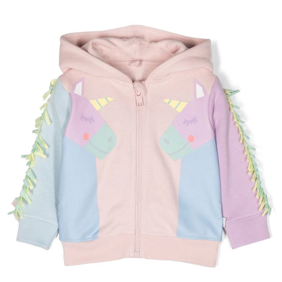 Pink Unicorn Hooded Cardigan for Kids by KIDS21 - Soft & Cozy Girls' Sweater