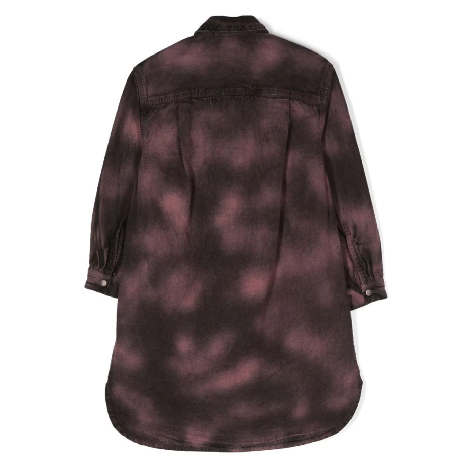 KIDS21 Burgundy Long Sleeve Dress for Kids - Elegant & Comfortable Girls' Dress