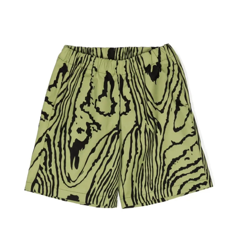 "KIDS21 Yellow Patterned Kids' Shorts - Stylish & Comfortable"