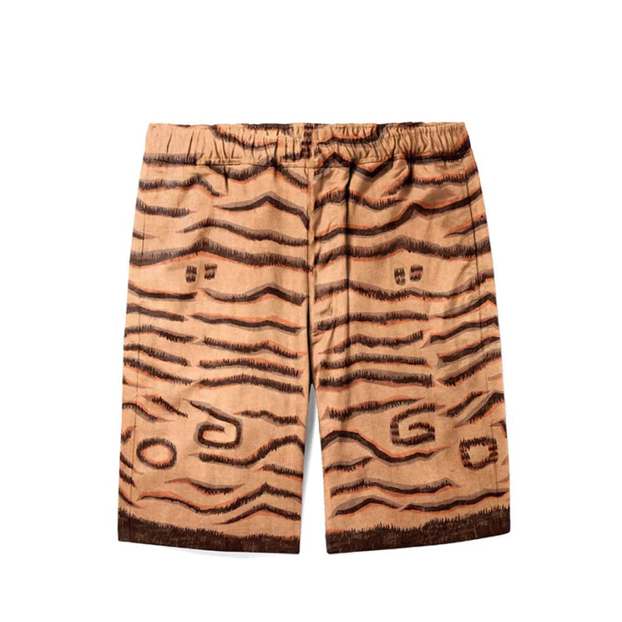 KIDS21 Orange Tora Board Shorts for Kids - Quick-Dry Swim Trunks