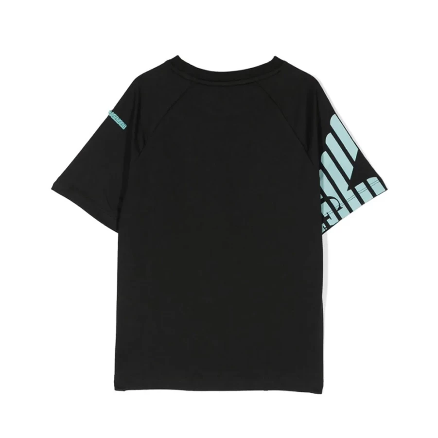 "KIDS21 Black Short Sleeve T-Shirt for Kids - Comfortable Cotton Tee"