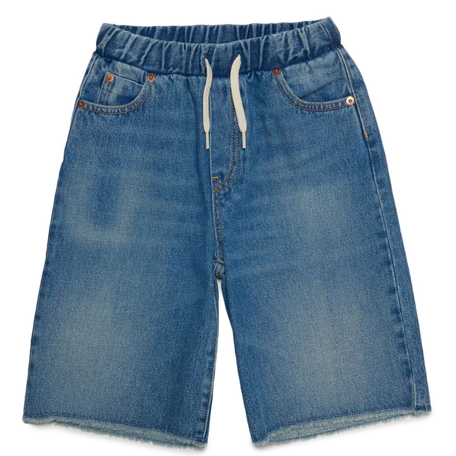"KIDS21 Indigo Denim Shorts for Kids - Stylish & Comfortable"