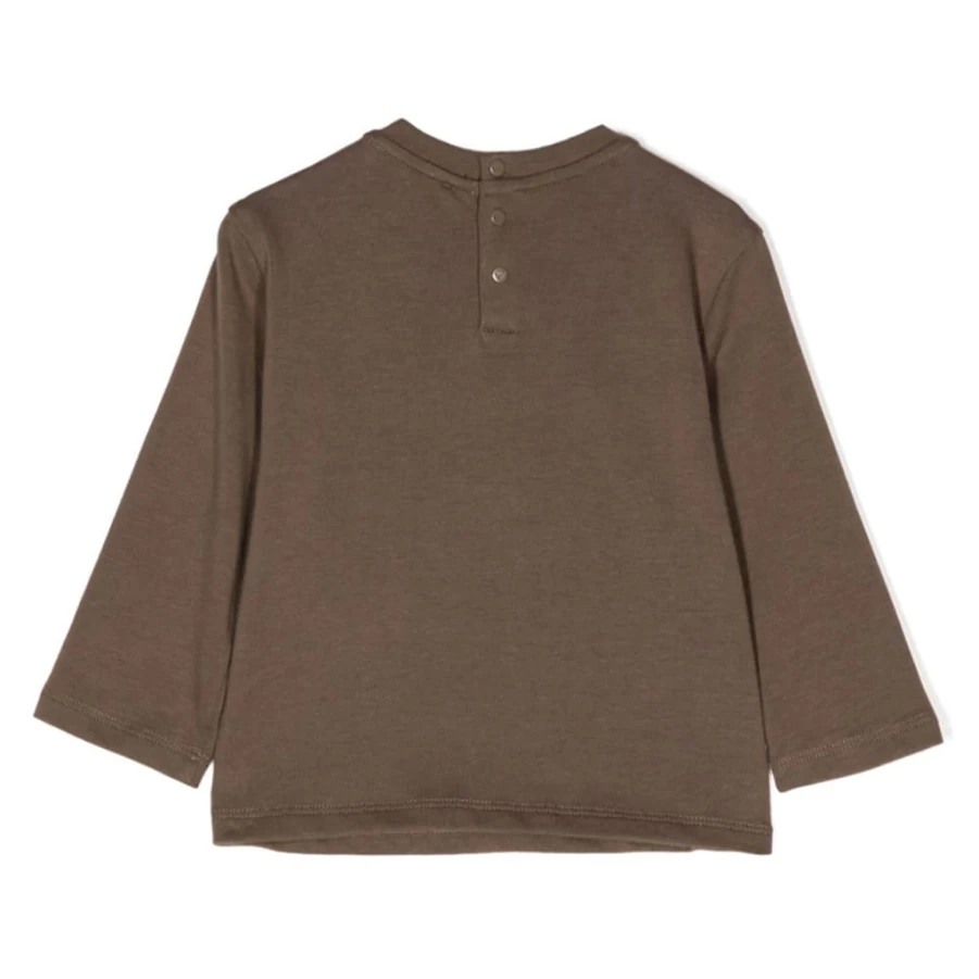 "KIDS21 Boys' Long Sleeve T-Shirt in Khaki - Comfortable Casual Kids Top"