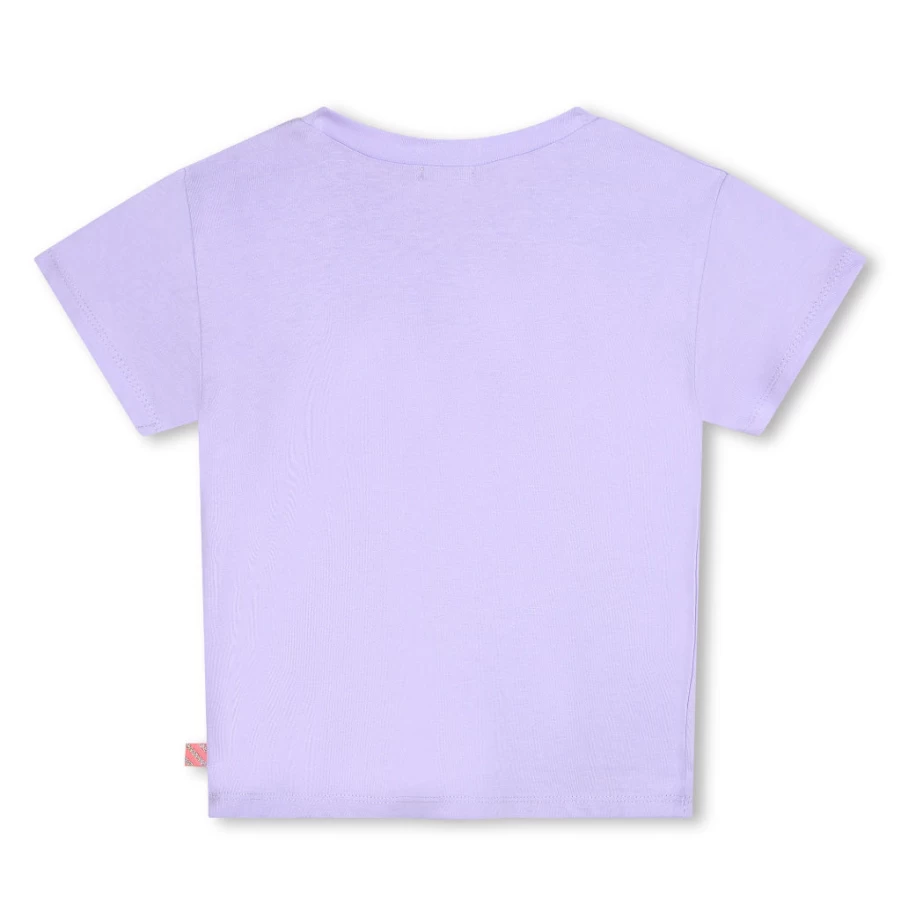 "KIDS21 Butterfly Print T-Shirt for Kids in Soft Lilac Color"