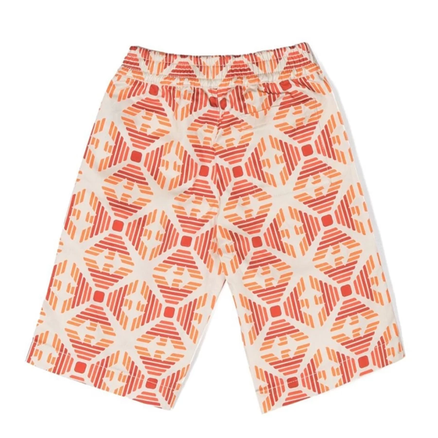 KIDS21 Orange Graphic Print Shorts for Kids - Stylish & Comfortable