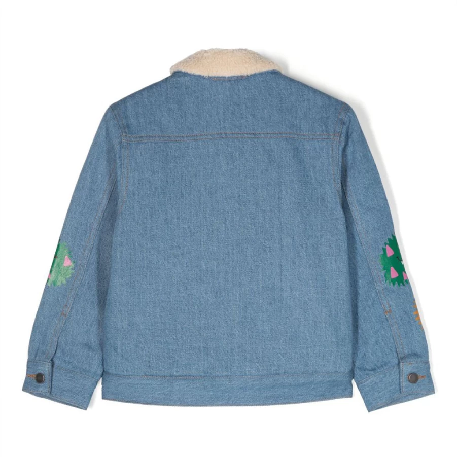 KIDS21 Blue Monsters Denim Jacket for Kids - Stylish & Comfortable