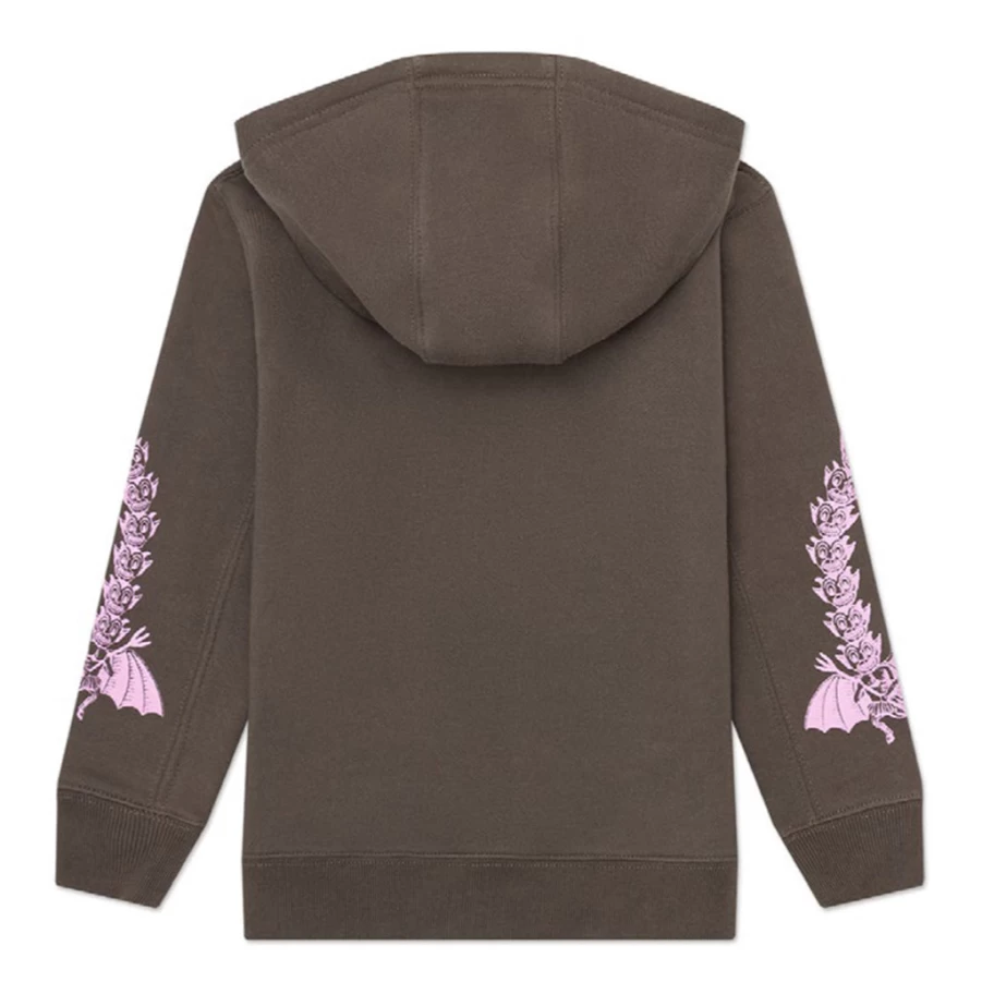"KIDS21 Olive Kids Hooded Sweatshirt - Eye See You Fun Graphic Pullover"