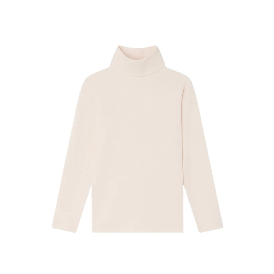 KIDS21 Peach Turtleneck Top for Kids - Soft & Comfortable Delie Style