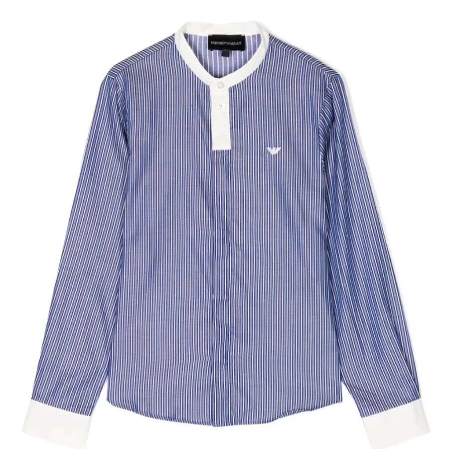 "KIDS21 Blue Long Sleeve Shirt for Kids – Comfortable & Stylish"