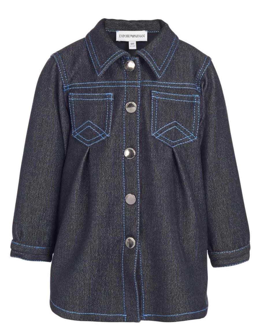 "Navy Denim Dress for Kids by KIDS21 | Stylish and Comfortable"