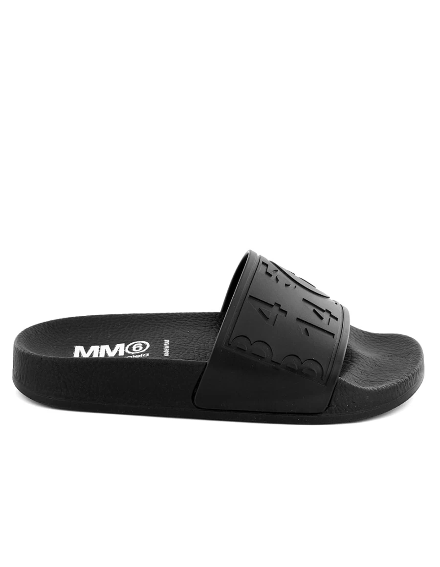 KIDS21 Black Logo Slides for Kids - Comfortable & Stylish Casual Shoes