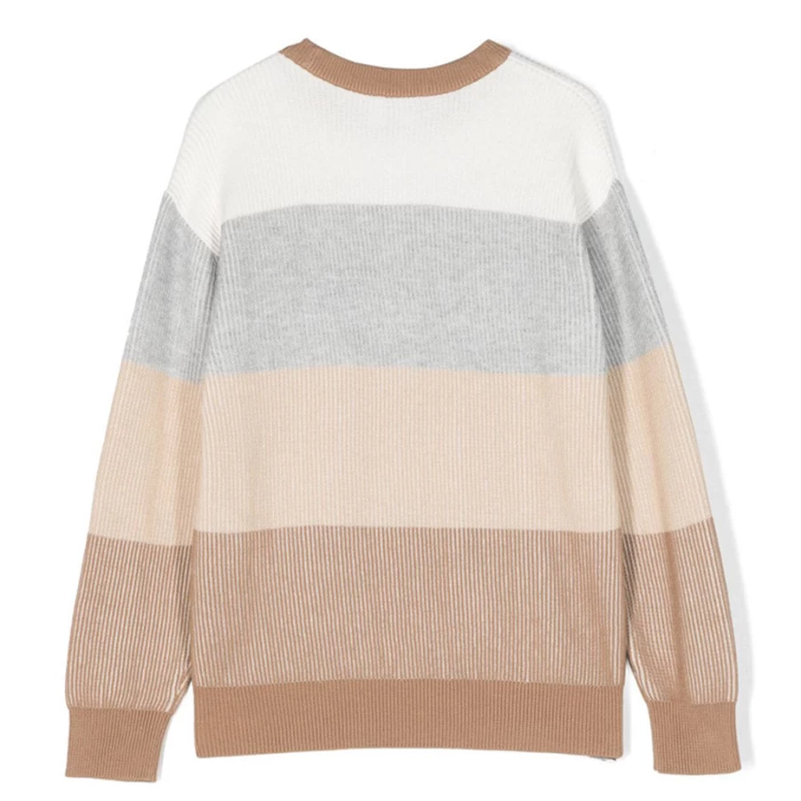 KIDS21 Brown Logo Pullover Sweatshirt for Kids