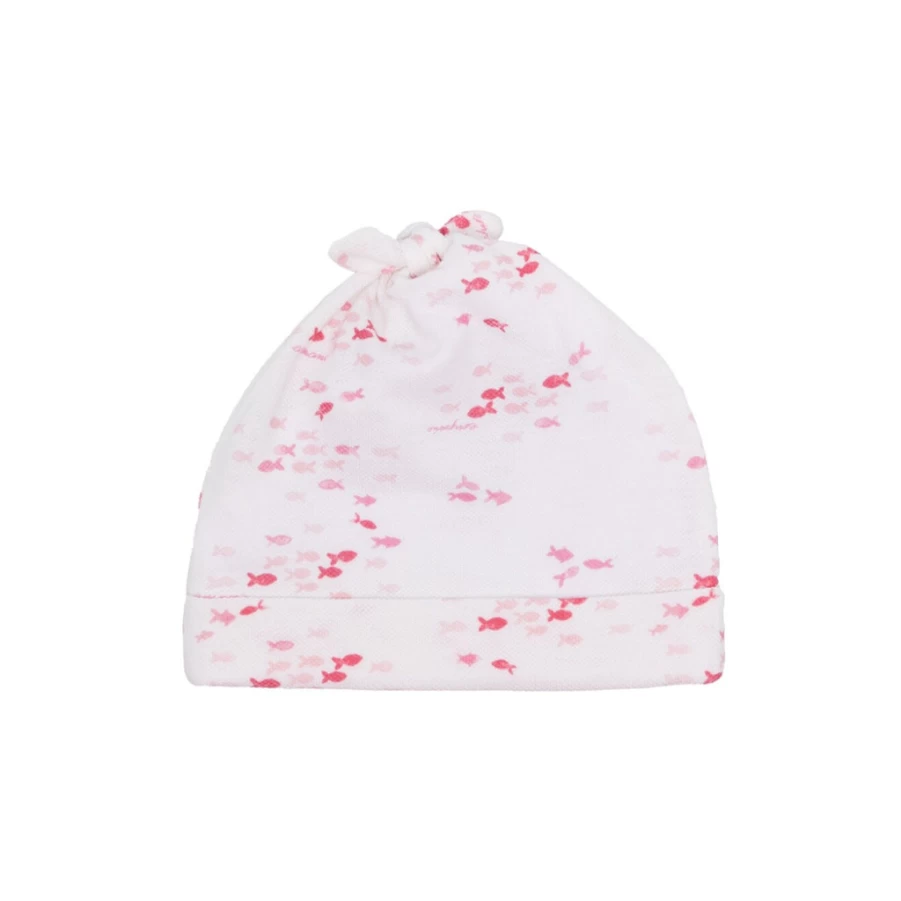 "KIDS21 Multi-Colored Fish Print Beanie Hat for Kids - Fun & Colorful Winter Knit Cap"