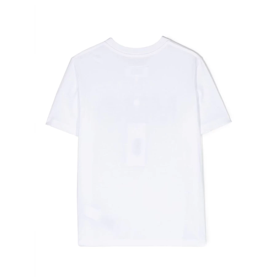KIDS21 White Logo Short Sleeve T-Shirt for Kids - Comfortable Cotton Tee