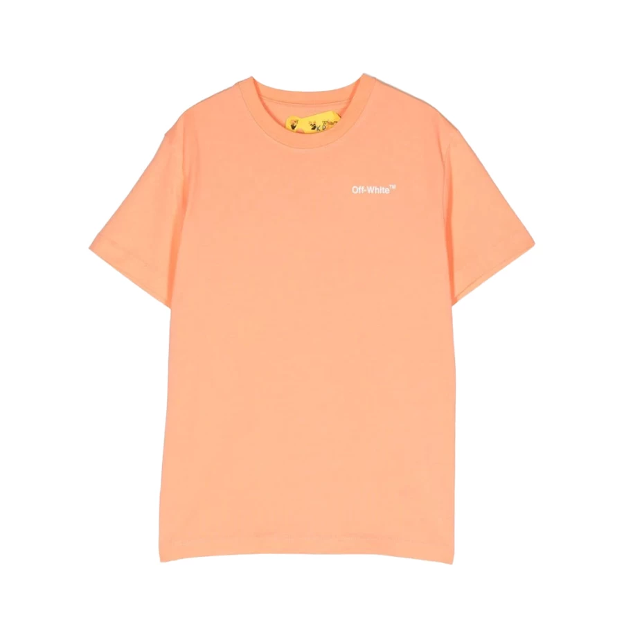 KIDS21 Orange Logo T-Shirt for Kids - Comfortable Cotton Tee with Branded Design