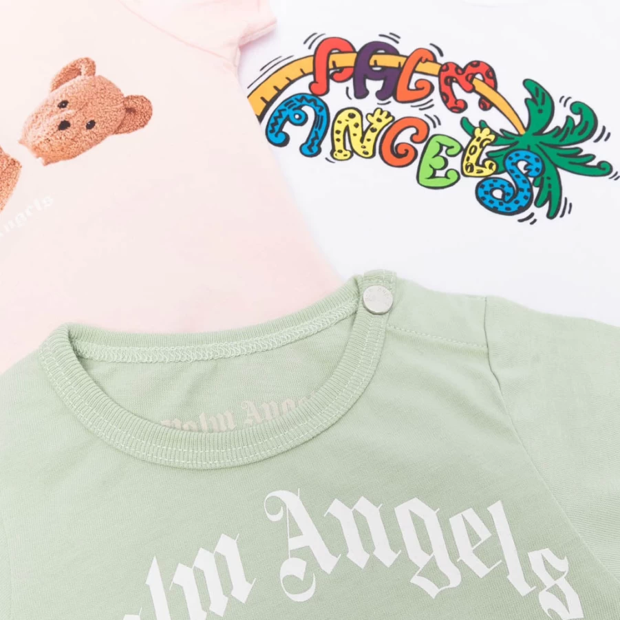KIDS21 Tri-Pack Multi-Colored Bodysuit Set for Kids