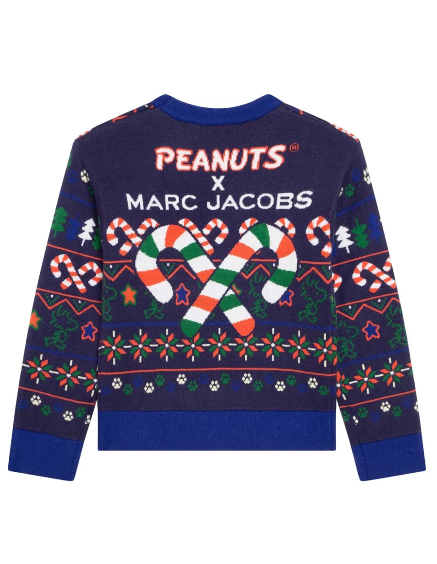 "Navy Kids21 Peanuts Holiday Sweater - Festive Charlie Brown Christmas Pullover"