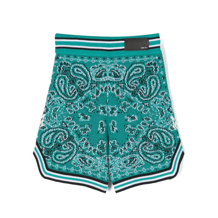 KIDS21 Green Bandana Print Shorts for Kids - Comfortable & Stylish