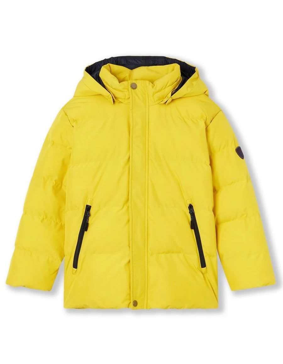 KIDS21 Kids' Yellow Barry Down Jacket - Warm Winter Puffer Coat for Children