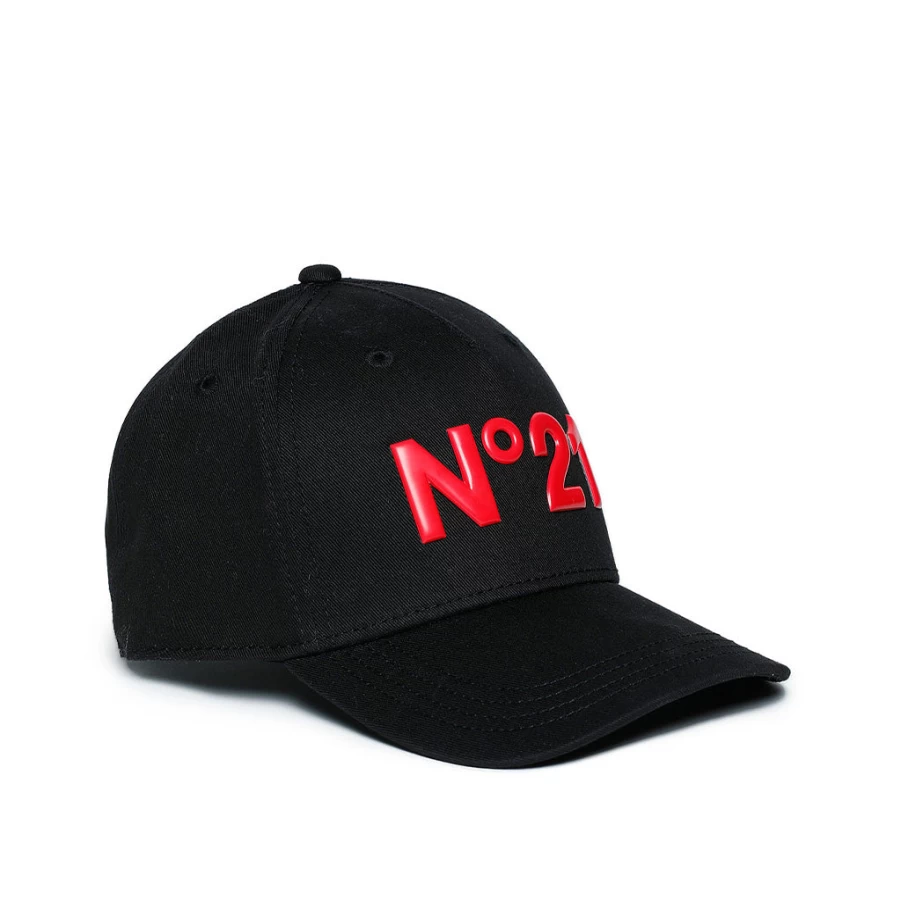 KIDS21 Black Embroidered Logo Cap for Men and Women - Adjustable Dad Hat