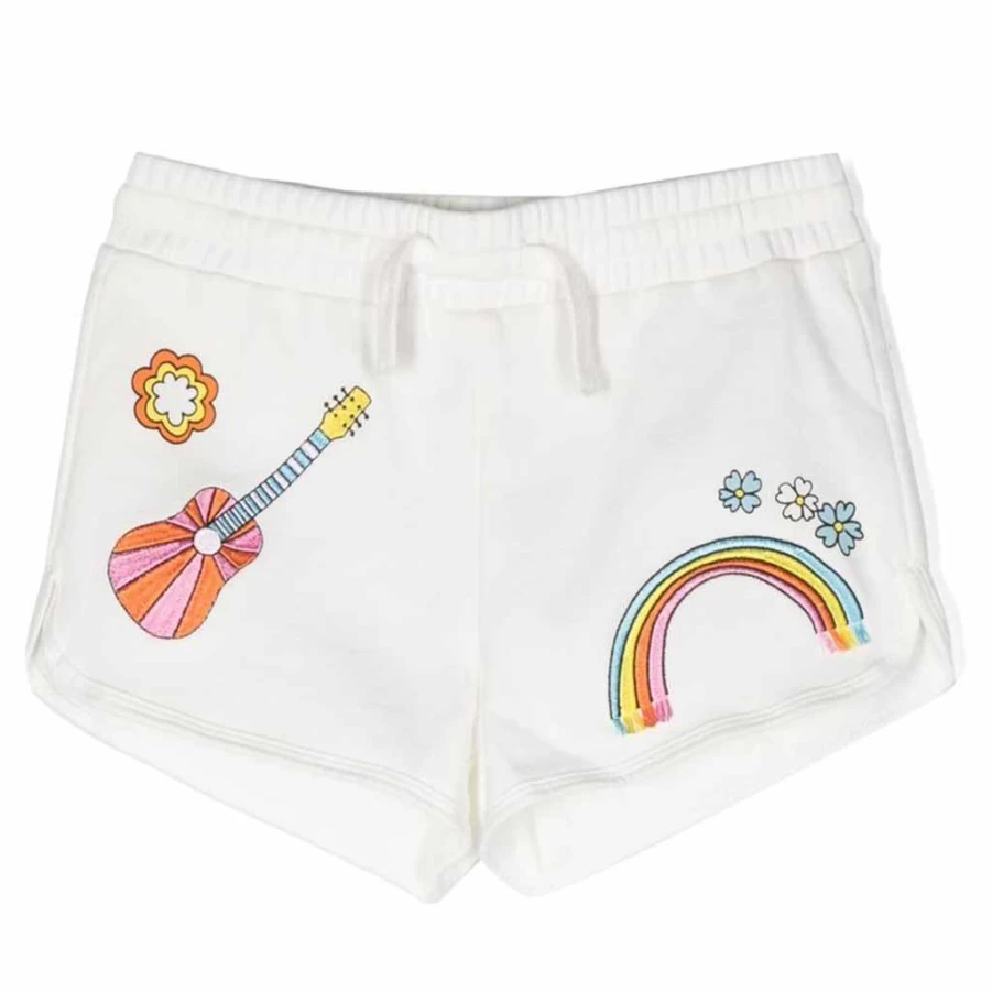 KIDS21 Ivory Graphic Sweatshorts for Kids - Comfortable Casual Shorts with Fun Prints