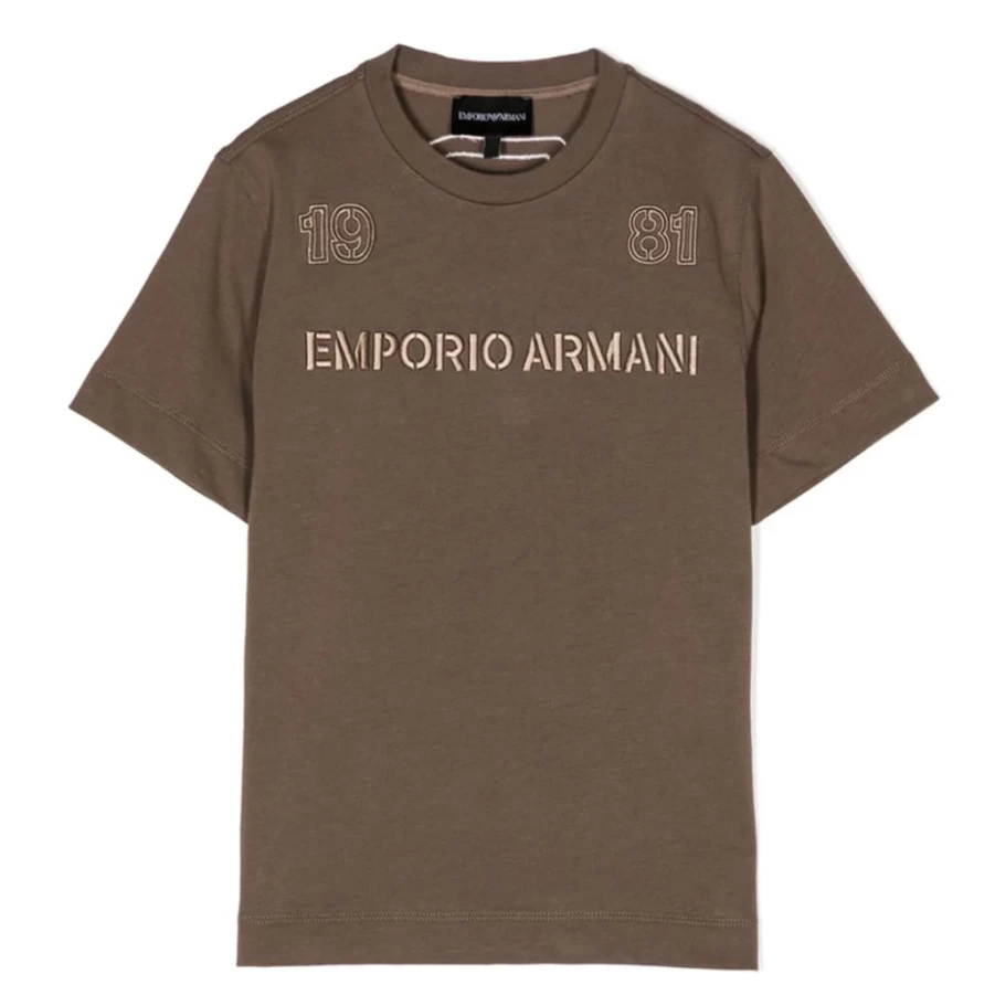 KIDS21 Kids Khaki Short Sleeve T-Shirt for Boys and Girls
