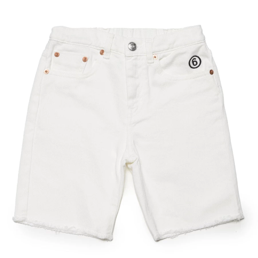 KIDS21 Ivory Denim Shorts for Kids - Comfortable & Stylish Summer Wear