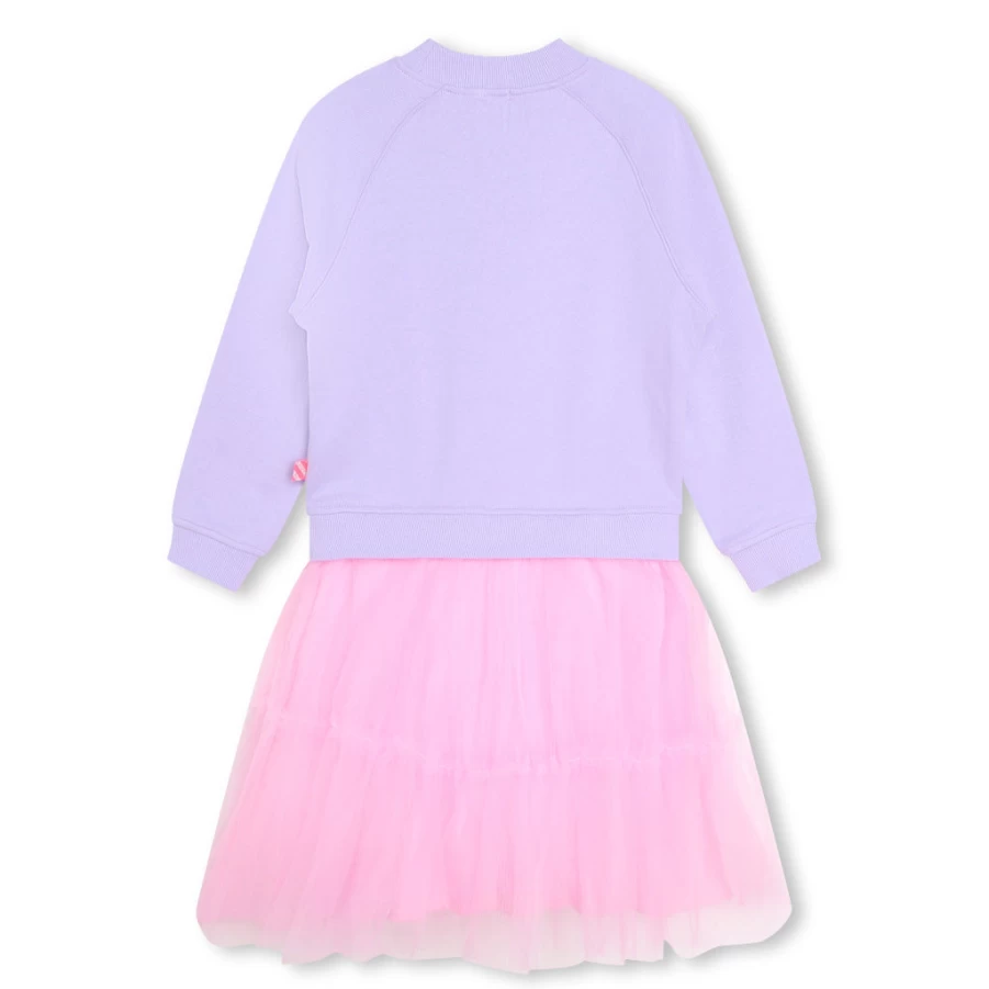 "KIDS21 Glitter Bi-Colour Dress for Kids | Multi-Colored Sparkle Party Outfit"