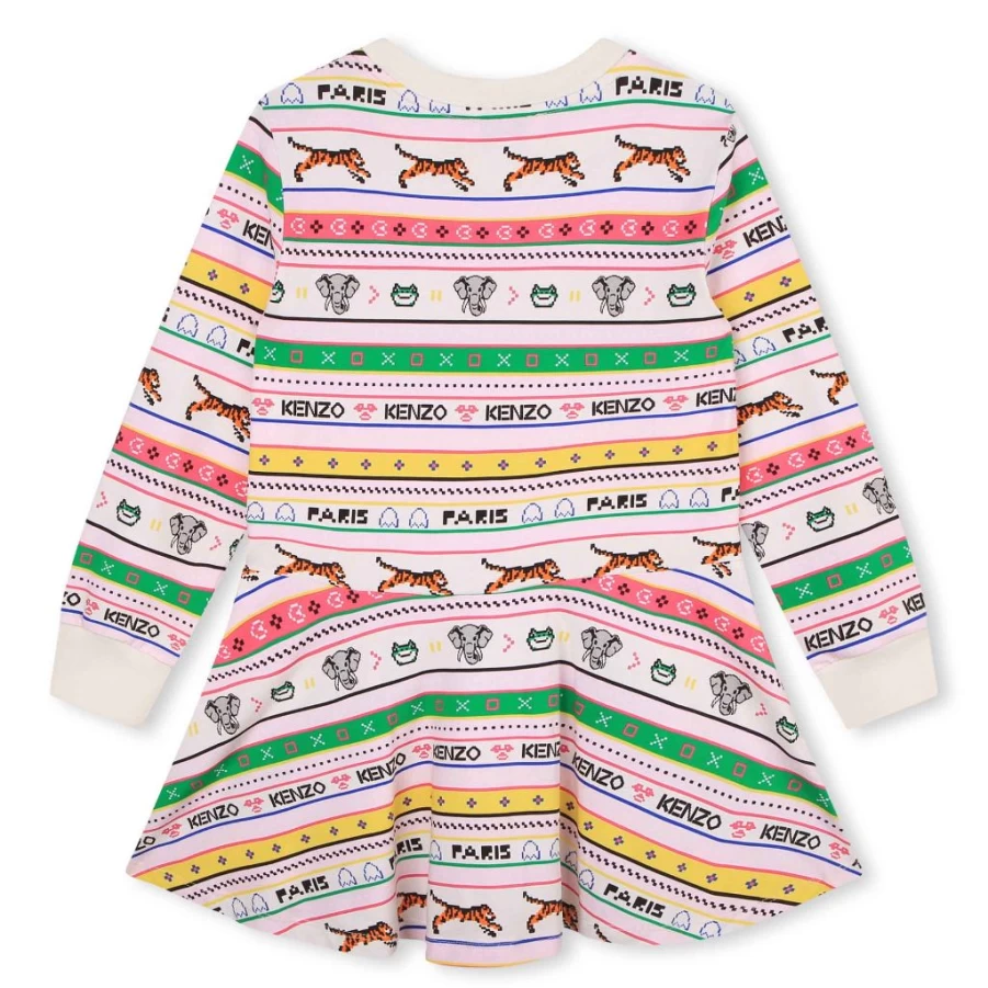 KIDS21 Multi-Colored Print Dress for Kids - Stylish & Comfortable Children's Dress