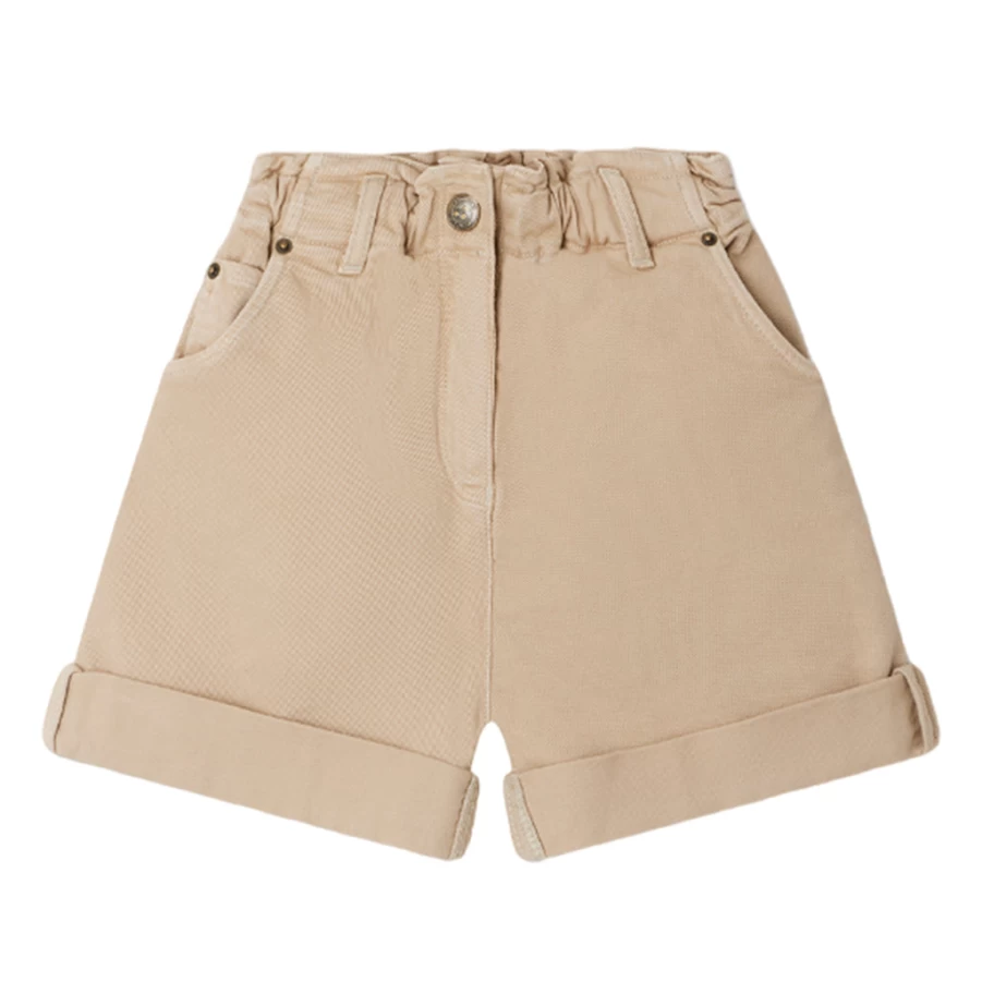 KIDS21 Kids' Beige Cathy Shorts - Comfortable Casual Summer Shorts for Boys and Girls