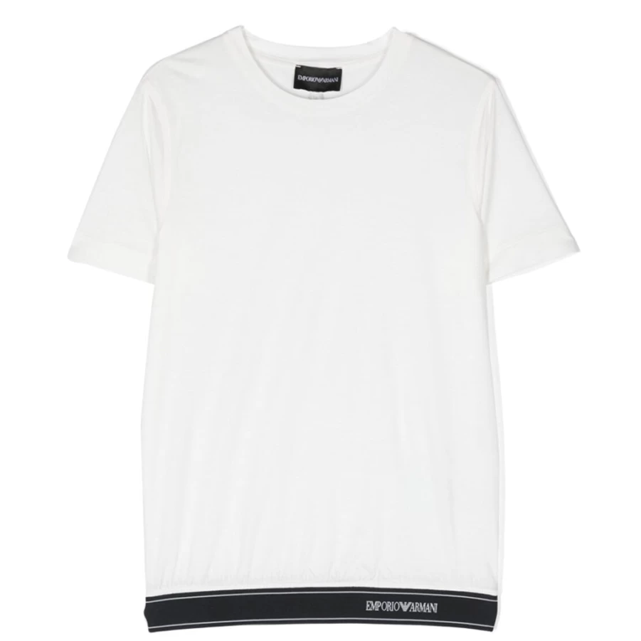 "KIDS21 White Short Sleeve T-Shirt for Kids - Comfortable Cotton Tee"