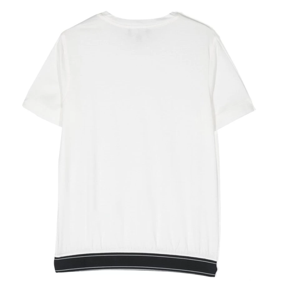 "KIDS21 White Short Sleeve T-Shirt for Kids - Comfortable Cotton Tee"