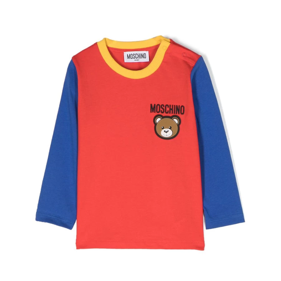 "KIDS21 Red Bear Print T-Shirt for Kids - Cute Animal Graphic Tee"
