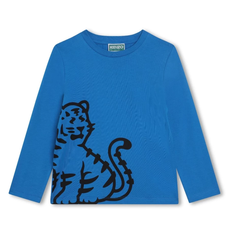KIDS21 Blue Kotora Long Sleeve T-Shirt for Kids - Comfortable Cotton Casual Wear