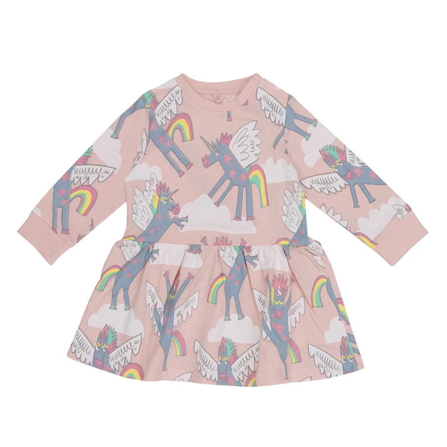 "KIDS21 Multi-Colored Baby Unicorn Dress for Girls - Fantasy Princess Costume"