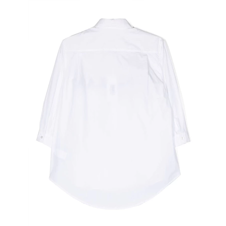 KIDS21 White Logo Maxi Shirt for Kids - Stylish & Comfortable