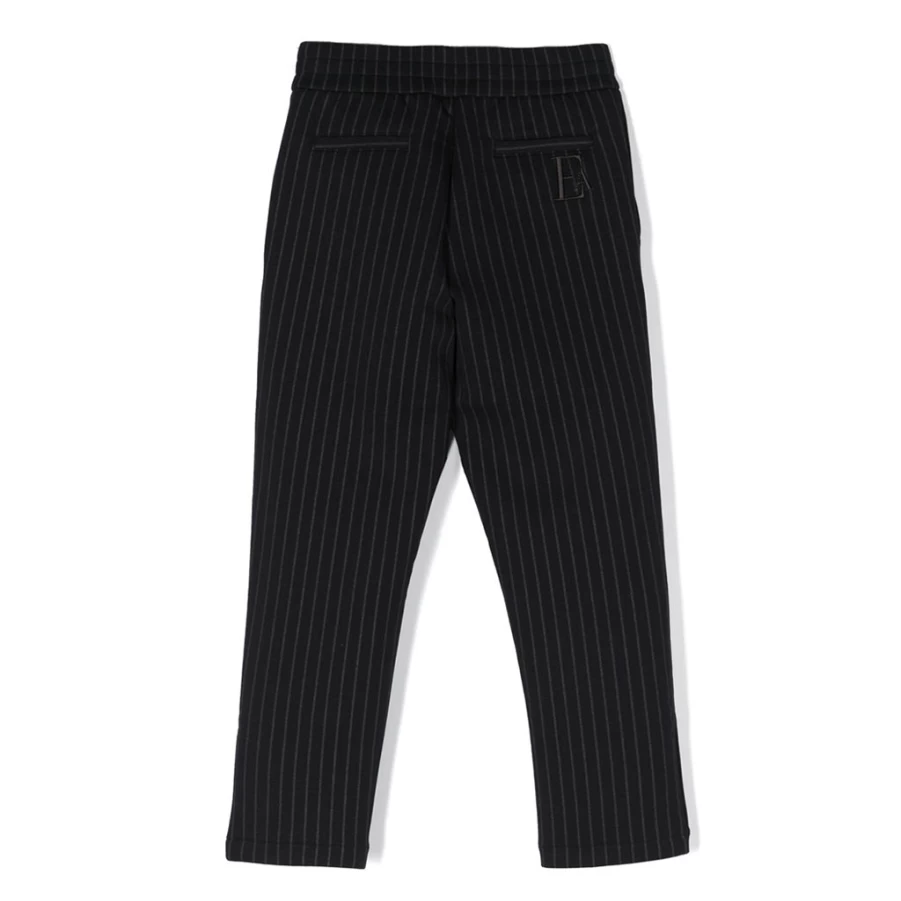 "Navy KIDS21 Pinstripe Trousers for Kids - Stylish Formal Pants"