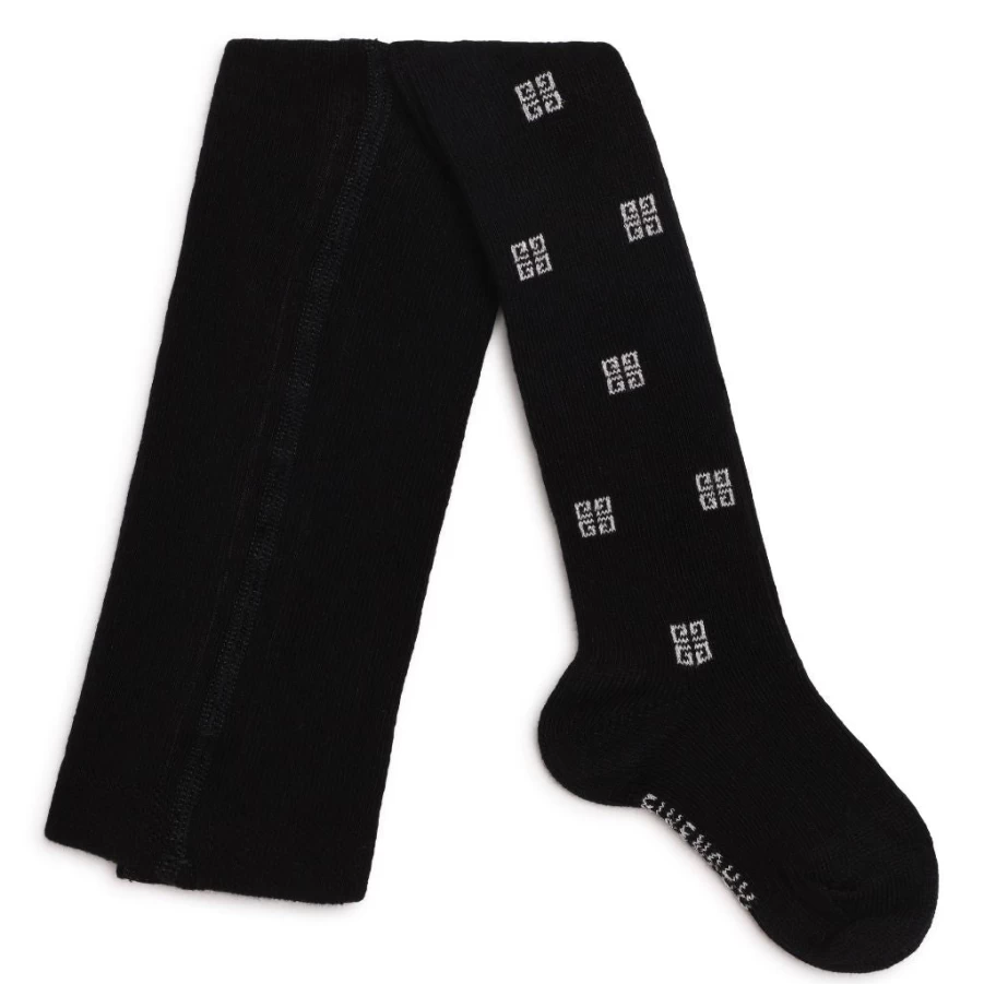 KIDS21 Black Logo Tights for Kids - Stylish & Comfortable Leggings