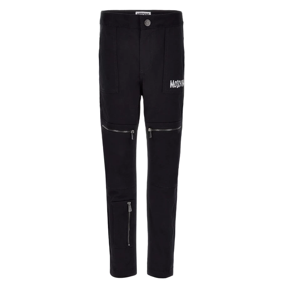 "KIDS21 Black Trousers for Kids - Stylish and Comfortable Pants"