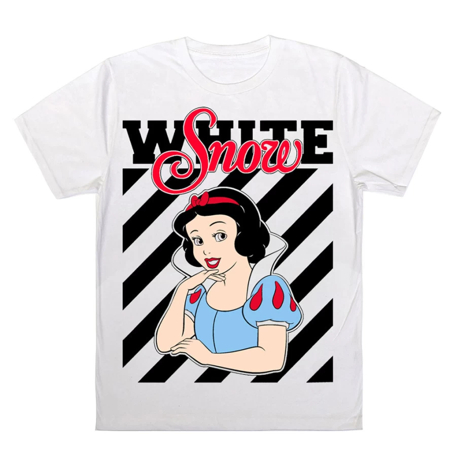 KIDS21 Black Snow White Graphic T-Shirt for Kids - Disney Inspired Design
