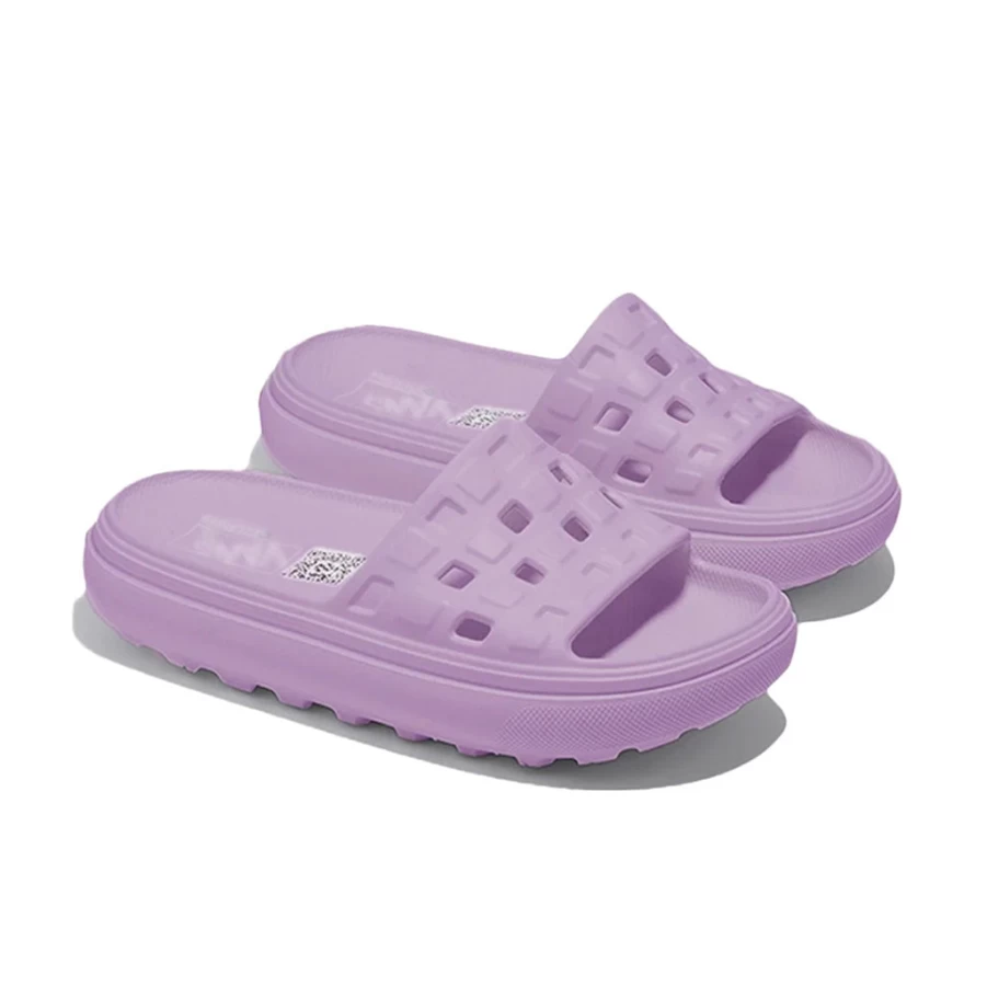 KIDS21 Purple VR3Cush Slide-On Sandals for Kids - Comfortable & Lightweight