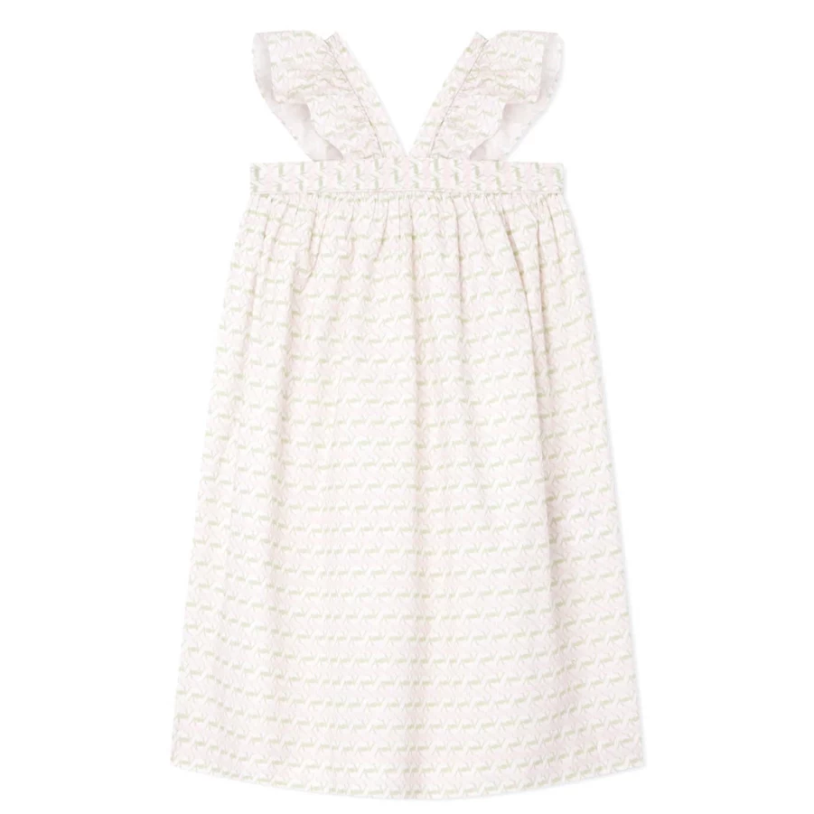 KIDS21 Eleana Beige Dress for Girls - Elegant Kids Fashion Dress