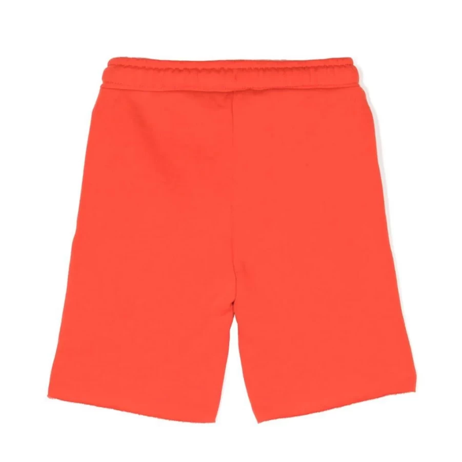 "KIDS21 Red Drawstring Athletic Track Shorts for Kids"