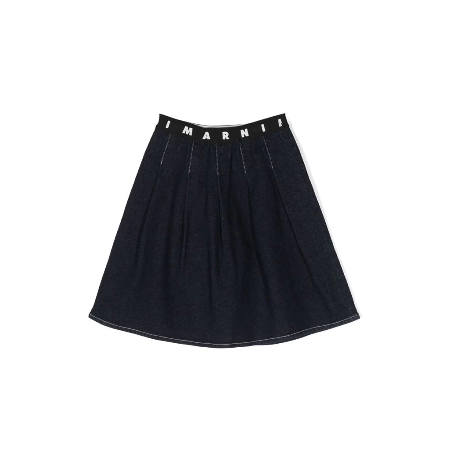 KIDS21 Black Logo Skirt for Kids - Stylish and Comfortable Design