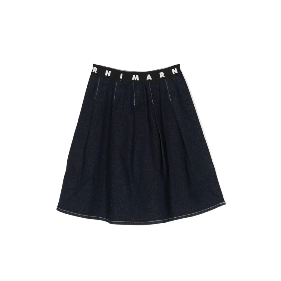 KIDS21 Black Logo Skirt for Kids - Stylish and Comfortable Design
