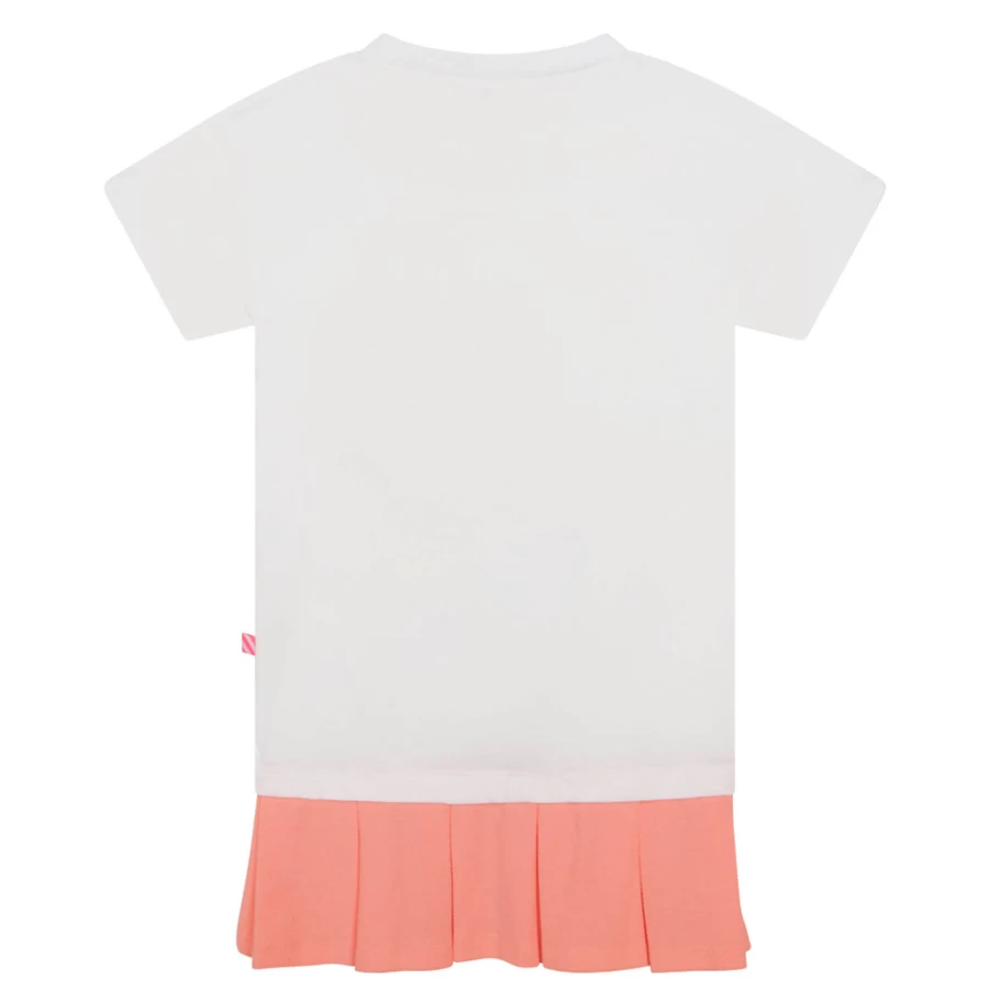 KIDS21 White Looney Tunes X Billieblush Short Sleeve Dress for Kids