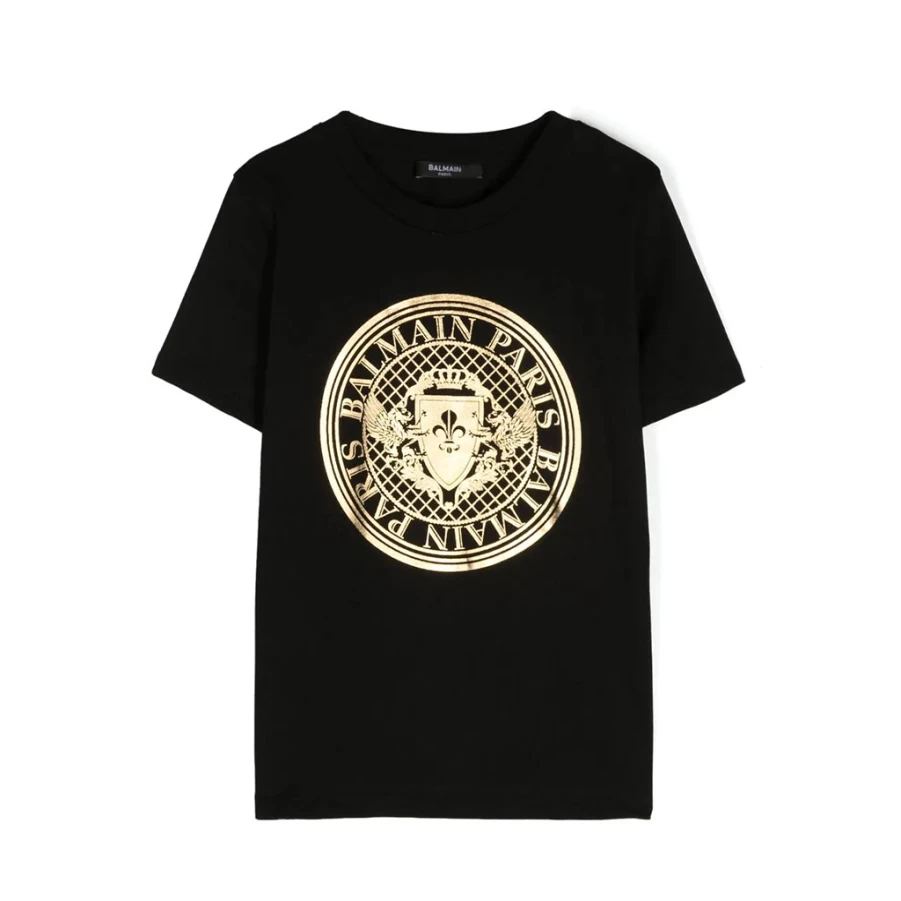 "KIDS21 Black Graphic T-Shirt for Kids - Stylish & Comfortable Cotton Tee"