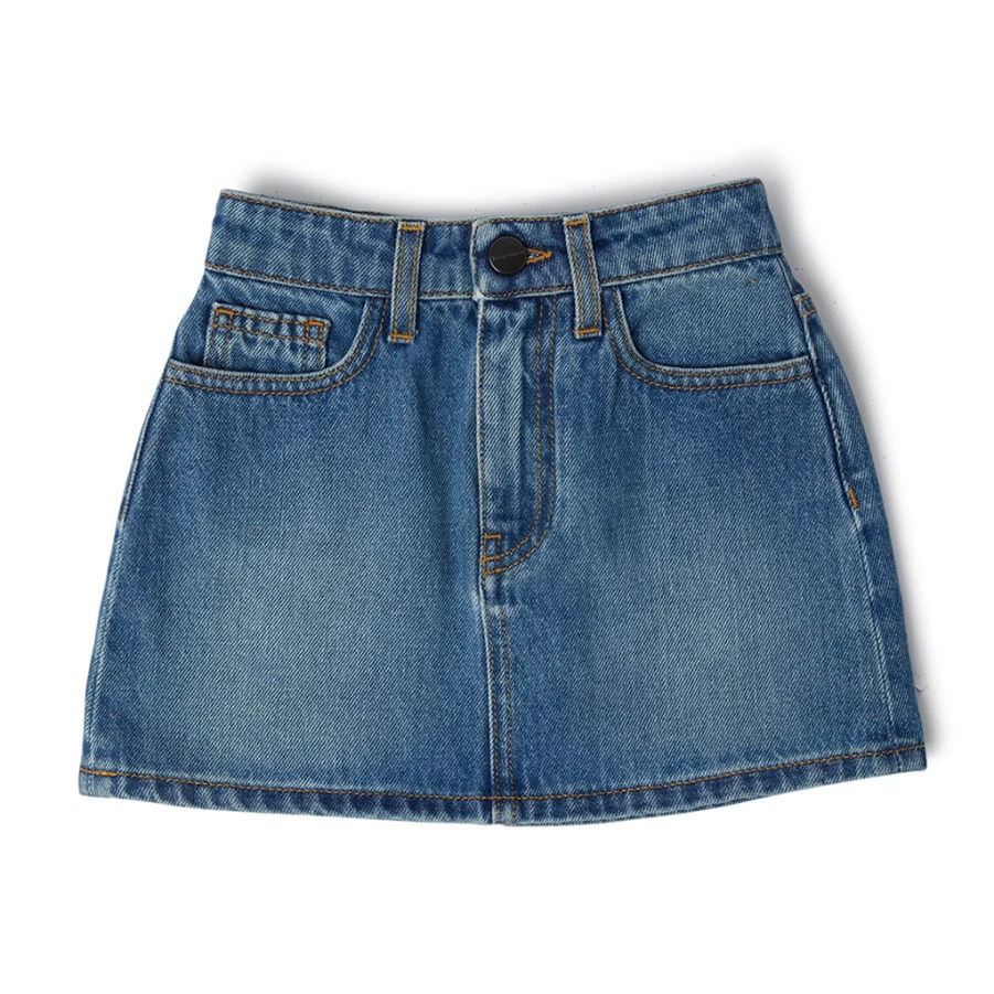 "KIDS21 Indigo Denim Skirt for Kids - Stylish and Comfortable Jeans Skirt"