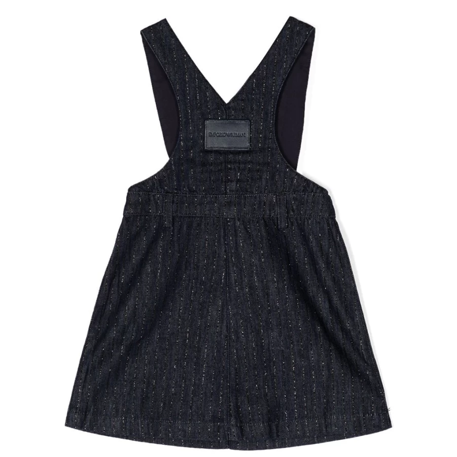 "KIDS21 Blue Denim Dungaree Dress for Kids – Stylish and Comfortable"