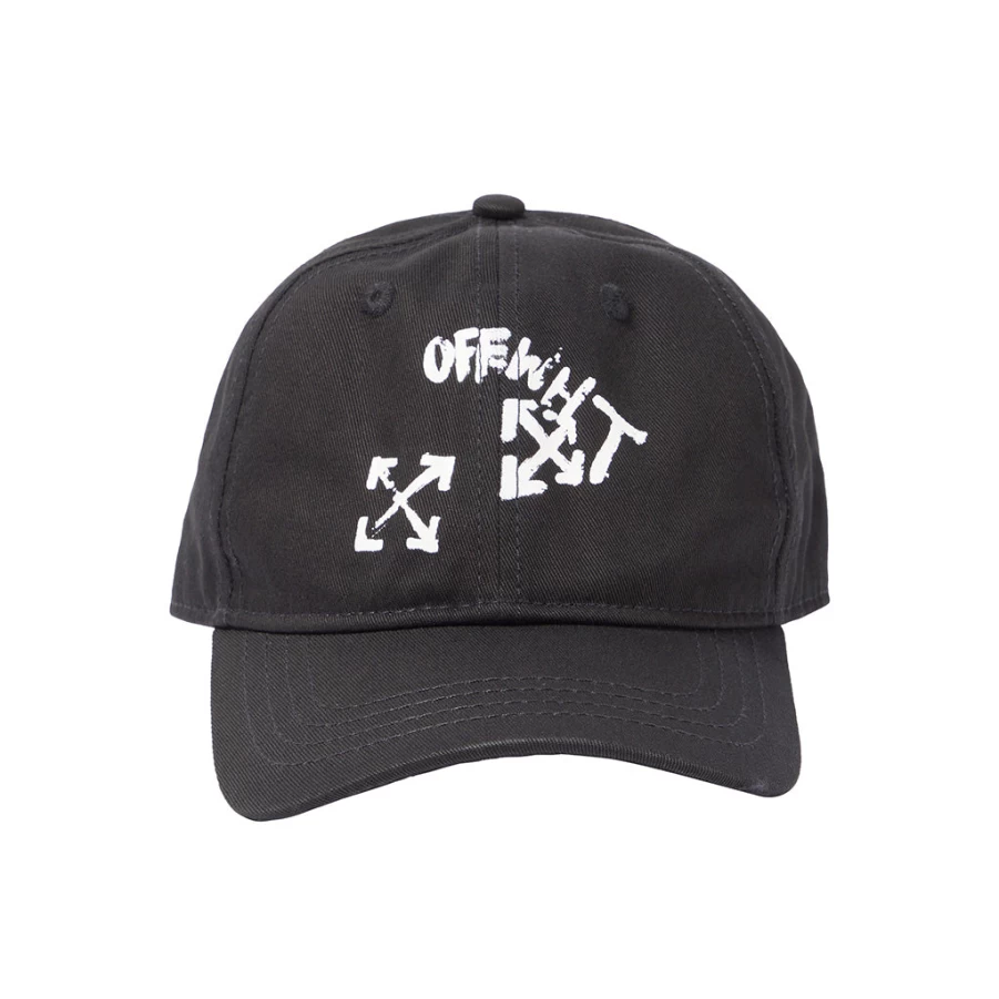 KIDS21 Black Paint Script Baseball Cap for Kids and Adults